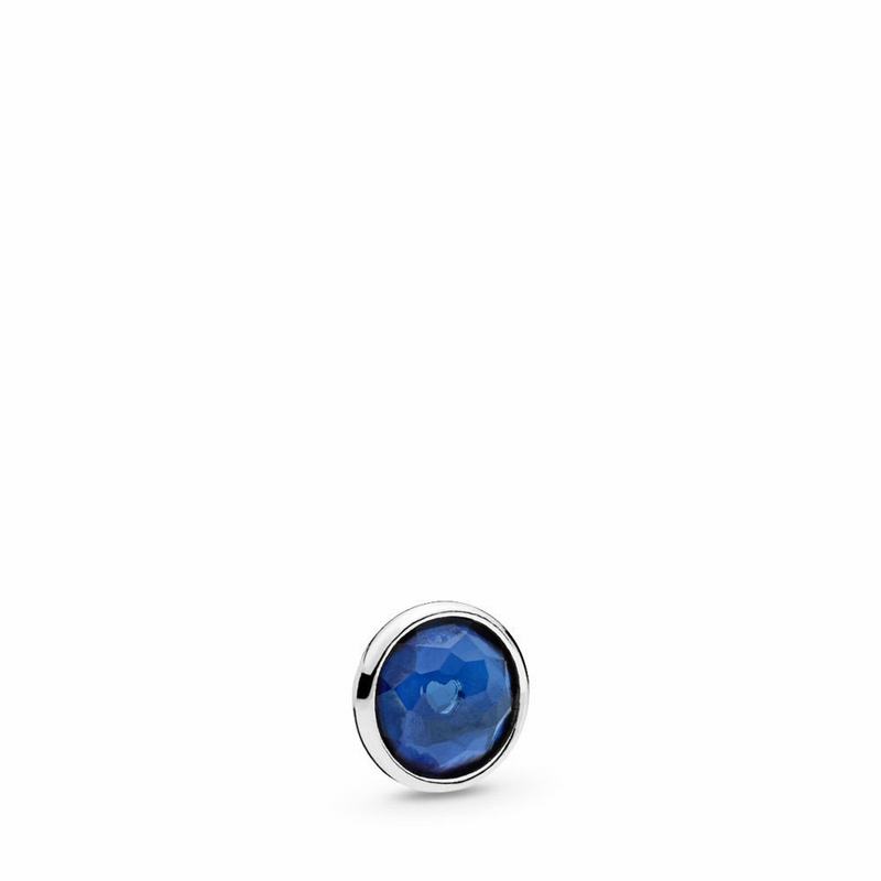 Pandora September Droplet Petite Locket Charm NZ Sale, Sterling Silver (893461-GUE)